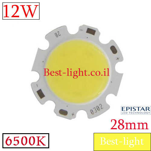 כרטיס לד SMD כוכב 12W 36-40V 300mA 6500k 28mm