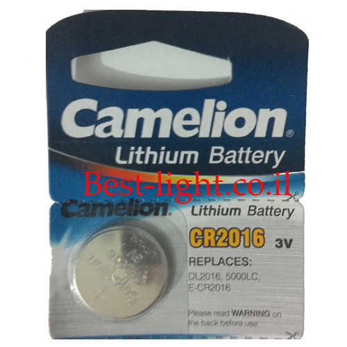 סוללת כפתור ליתיום Camelion דגם CR2016
