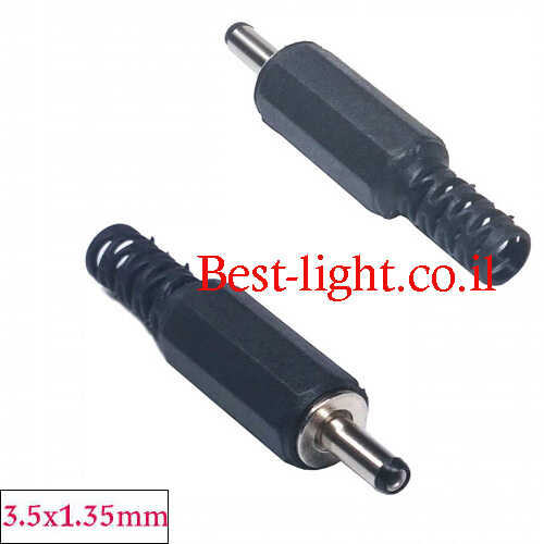 קונקטור להלחמה DC 3.5x1.35mm