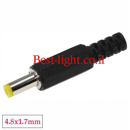 קונקטור להלחמה DC 4.8x1.7mm