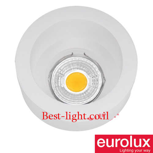 שקוע תקרה גומחה גבס ⦰100mm עגול Eurolux דגם DL-0997