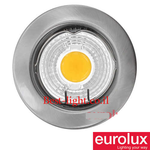 שקוע תקרה עגול ⦰79mm ישר ניקל Eurolux דגם DL-2016SH