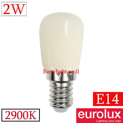 נורת פיגמי לד T26 2W למקרר/מקפיא Eurolux