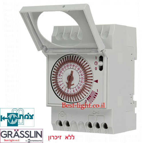 שעון שבת אנלוגי רחב על הלוח GRASSLIN דגם talento 111