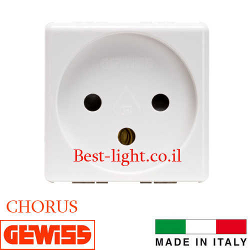 שקע כוח ישראלי Gewiss Chorus דגם GW10281
