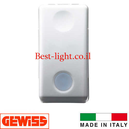 לחצן לחדר מדרגות Gewiss System דגם GW20515