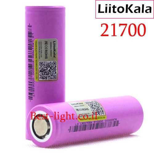 סוללת ליתיום  LiitoKala 21700 4000mAh