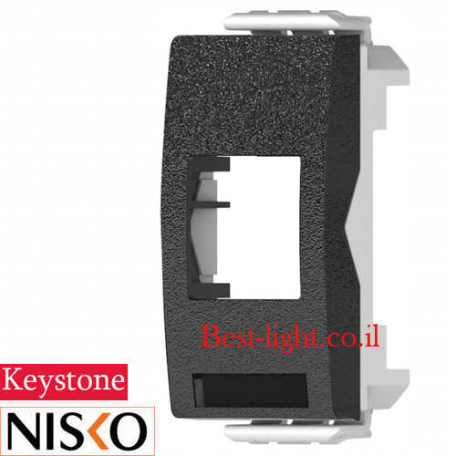 מתאם קיסטון שחור מט NISKO Switch