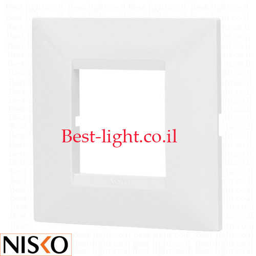 מסגרת BE לבנה 2 מודול לקופסא 55 NISKO Switch