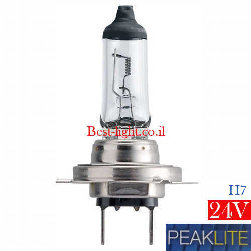 נורה ראשית למשאית PEAKLITE 24V H7 70W
