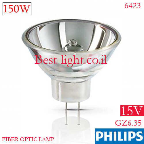 נורת דקרויקה הלוגן PHILIPS FocusLine 15V GZ6.35 150W