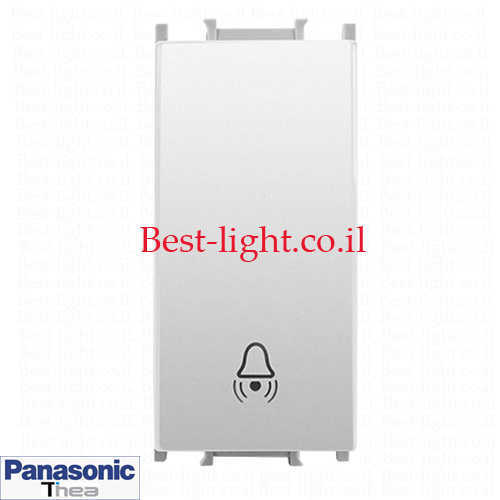 לחצן פעמון 1 מודול לבן Panasonic Thea