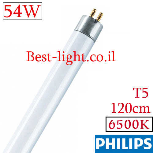 נורת פלורסנט Philips T5 115cm 54W 6500k