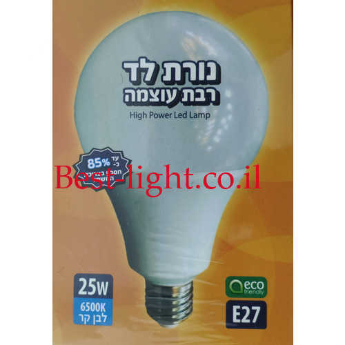 נורת לד SAKAL A95 E27 25W 6500k