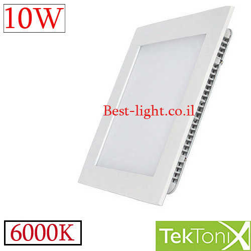 שקוע תקרה לד מרובע TekTonix 10W 6000k 120mm