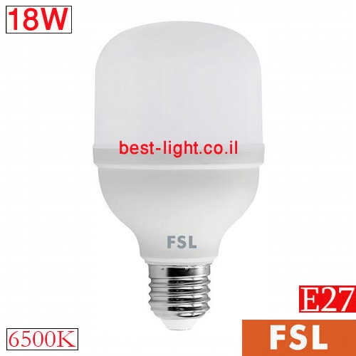 נורת לד FSL T70 E27 18W 6500k