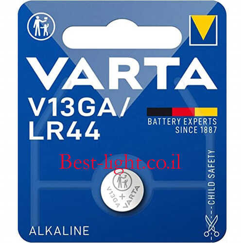 סוללת אלקלין VARTA LR44 1.5V